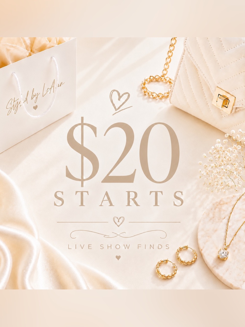 ✨ $20 Starts | Live Show Finds